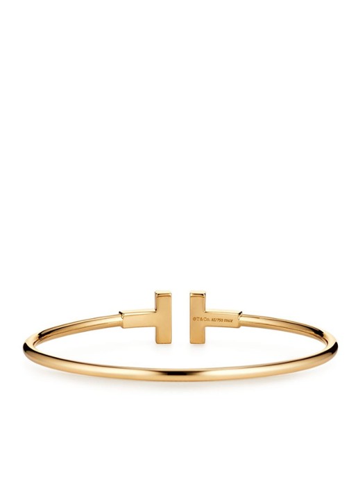 Tiffany & Co. Wire Medium bangle van 18 karaat geelgoud met diamant 69750 - detail 2 undefined