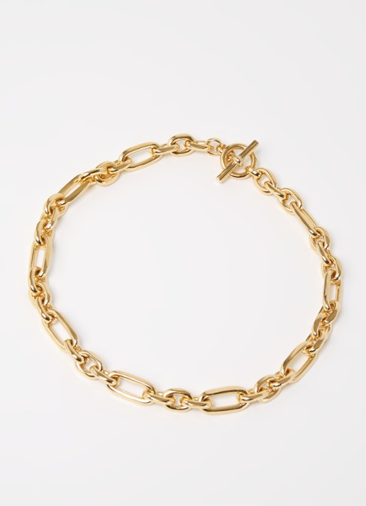 Tilly Sveaas Small Watch Chain schakelketting verguld - voorkant 2 goud