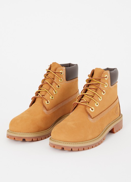 Timberland 6 Inch veterboot van nubuck - voorkant 4 camel