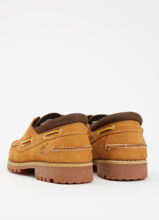 Timberland Authentic bootschoen van nubuck - achterkant 2 camel