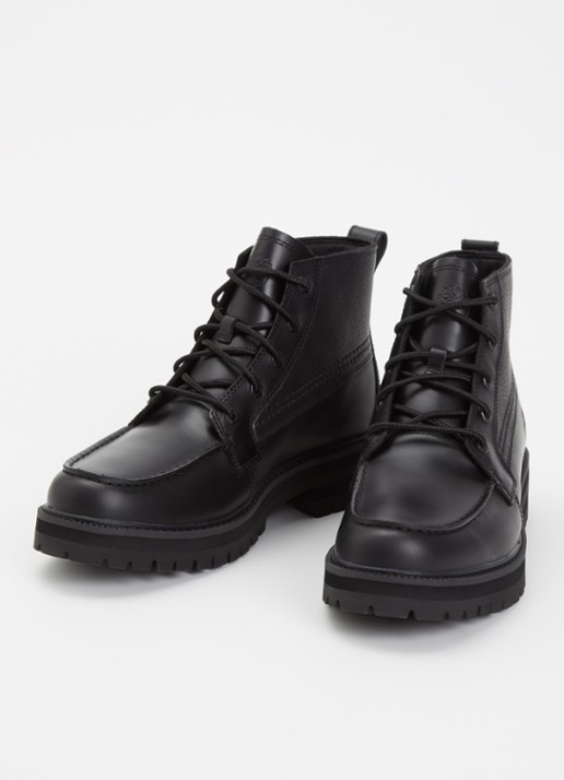 Timberland Britton Drive veterboot van leer - detail zwart