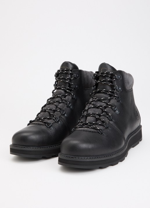 Timberland Britton Mills veterschoen van leer met details van suède - detail 3 zwart