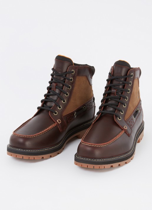Timberland Britton road veterboot van leer - detail 2 donkerbruin