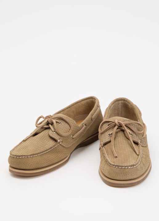 Timberland Classic bootschoen van leer - detail camel