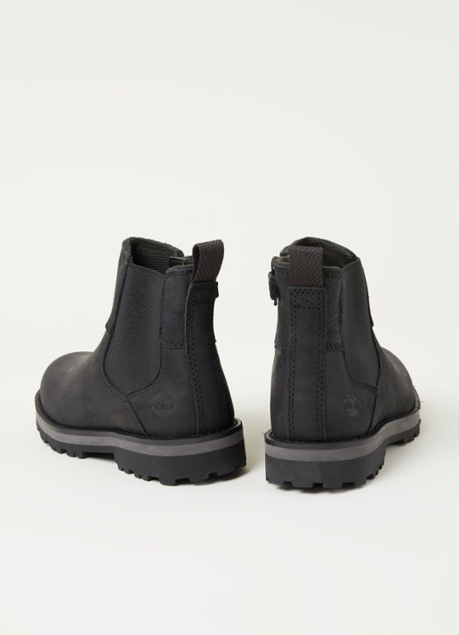 Timberland Courma enkellaars van leer - detail 3 zwart
