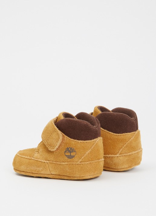 Timberland Crib Bootie babyslofje van suède - achterkant 4 camel