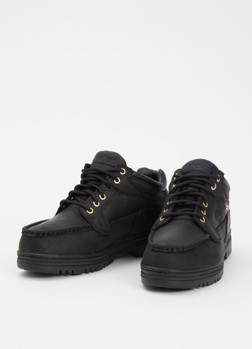 Timberland Heritage veterschoen van leer - detail zwart