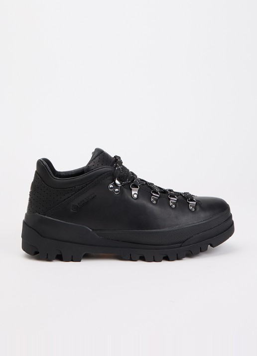 Timberland Low Lace GTX veterschoen van leer - voorkant 2 zwart