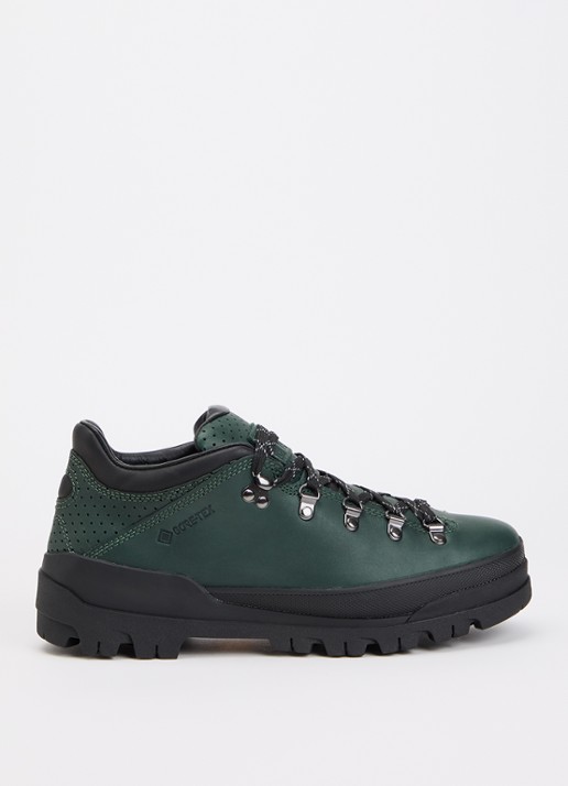 Timberland Low Lace GTX veterschoen van leer - voorkant groen