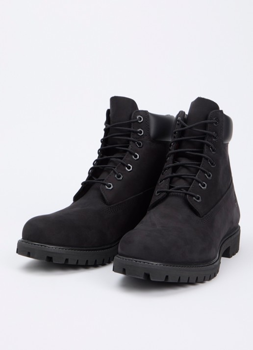 Timberland Premium 6-Inch veterboot van leer - detail 2 zwart