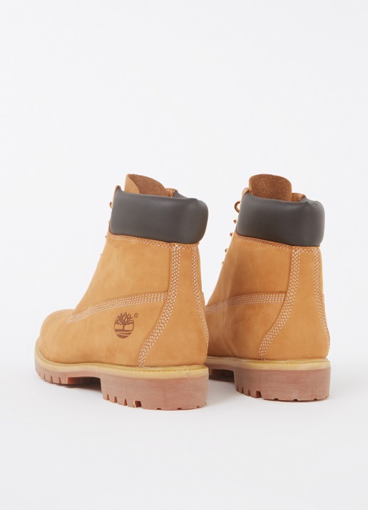 Timberland Premium 6-Inch veterboot van leer - achterkant 2 geel