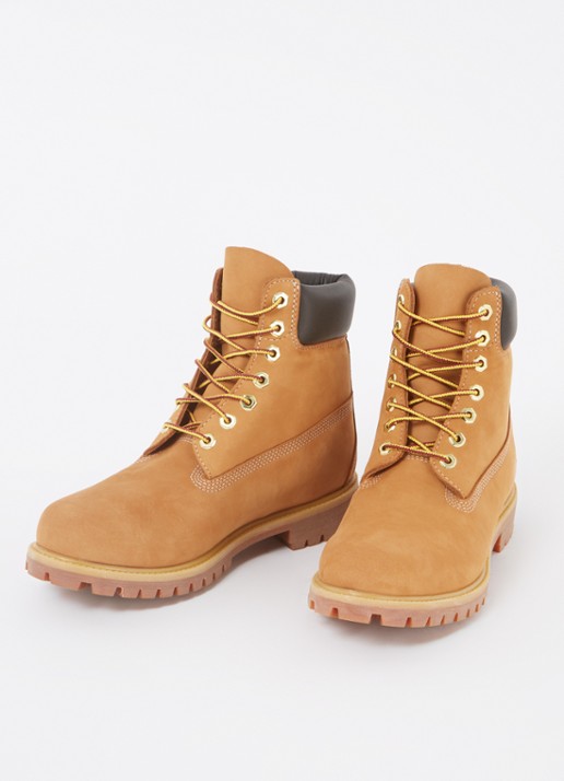Timberland Premium 6-Inch veterboot van leer - detail 3 geel