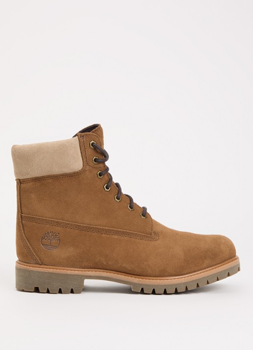 Timberland Veterboot van suède met logo