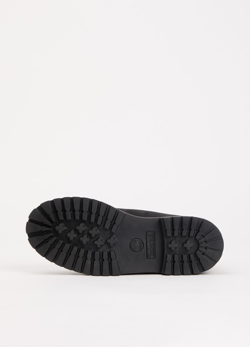 Timberland Veterschoen van leer met logo - detail 2 zwart