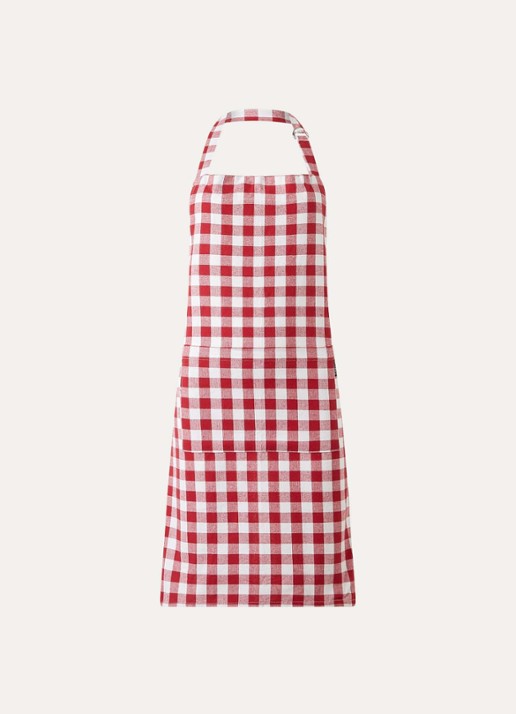 Tiseco Gingham keukenschort van katoen
