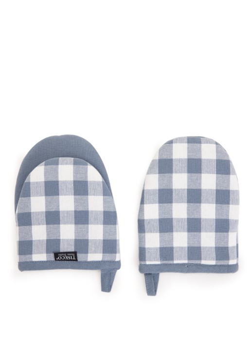 Tiseco Gingham ovenwant set van 2