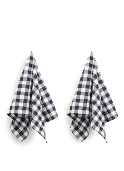 Tiseco Gingham theedoek 70 x 50 cm set van 2