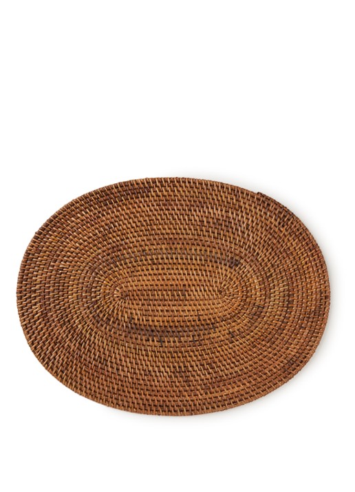 Tiseco Placemat van rotan 40 x 30 cm