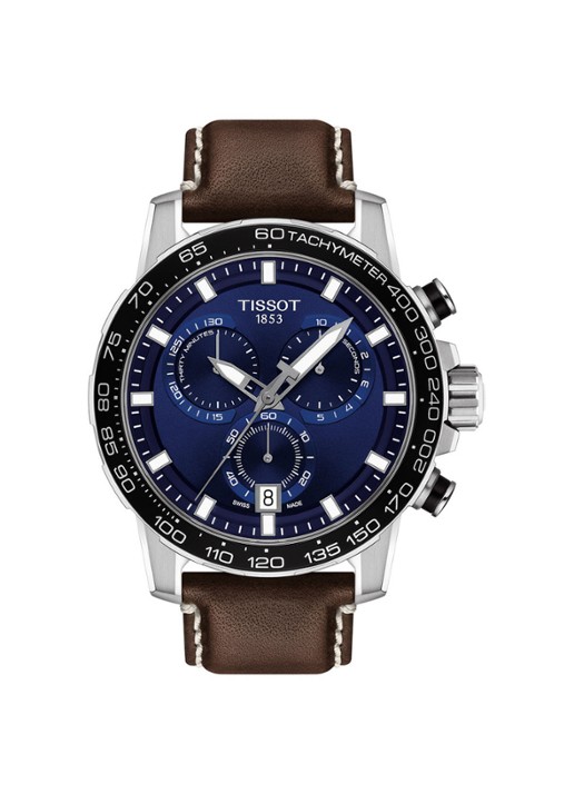 Tissot Supersport Chrono horloge T1256171604100 - voorkant zilver