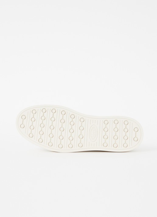 Tod's Allacciata Cassetta sneaker van kalfsleer - detail 6 ivoor