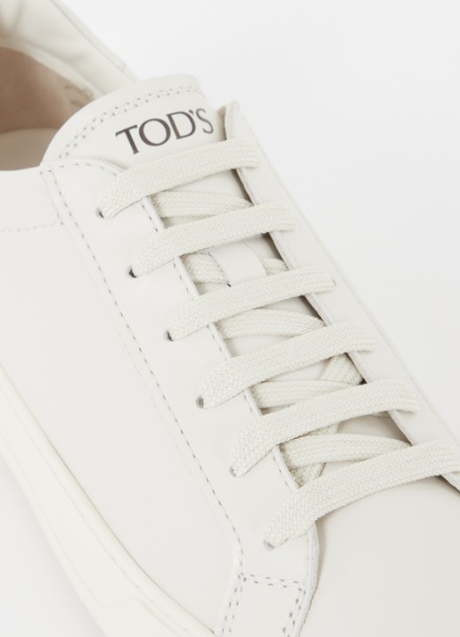 Tod's Allacciata Cassetta sneaker van kalfsleer - detail 7 ivoor