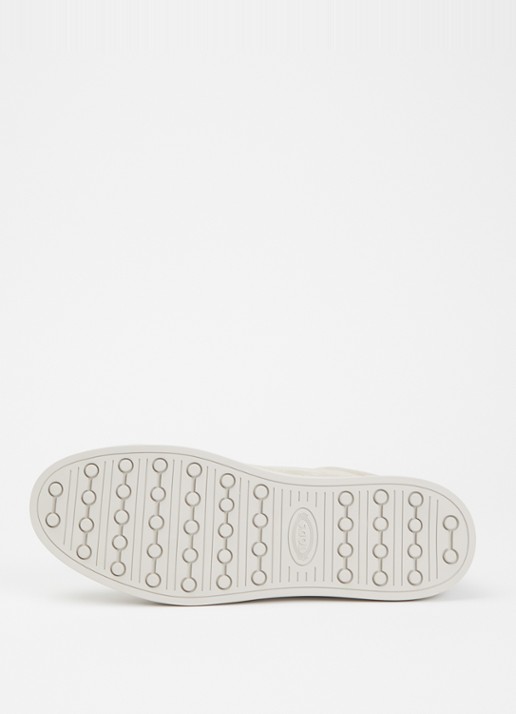 Tod's Allaciata Cassetta sneaker van kalfssuède - detail 5 beige