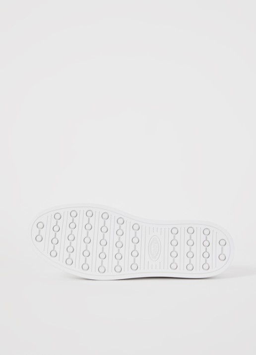Tod's Cassetta sneaker van kalfsleer - detail 6 wit
