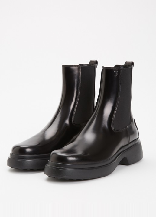Tod's Chelsea boot van kalfsleer - detail 2 zwart