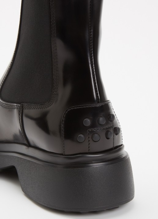 Tod's Chelsea boot van kalfsleer - detail 4 zwart