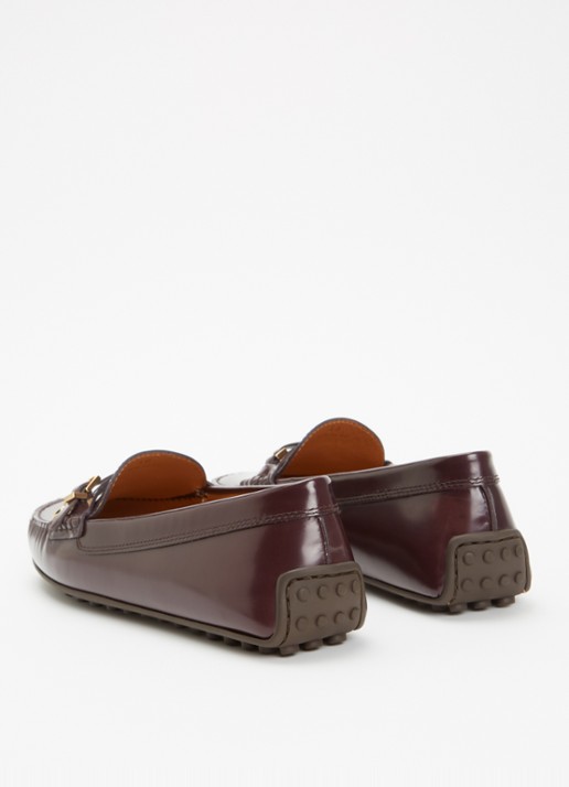 Tod's City Gommino Driving mocassin van kalfsleer - achterkant 5 bordeauxrood