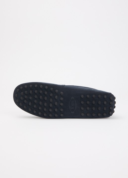 Tod's Gommino mocassin van suède - detail 5 indigo
