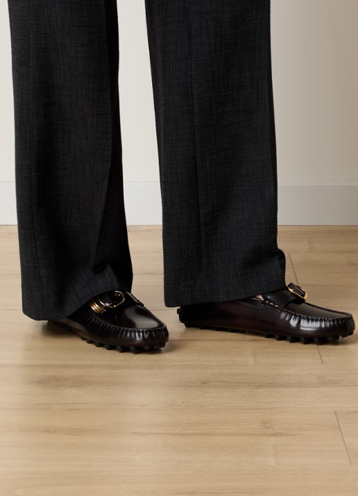 Tod's Mocassin van kalfsleer - voorkant 7 zwart