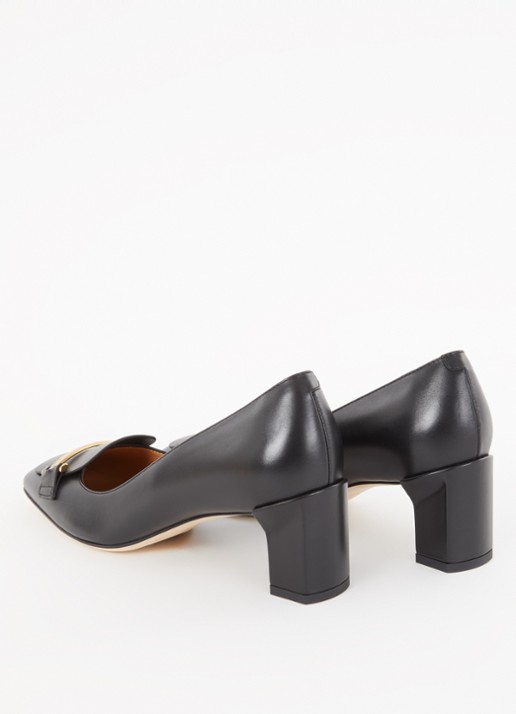 Tod's Pump van kalfsleer - achterkant 5 zwart
