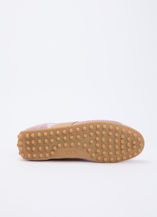 Tod's Sportiva sneaker met details van leer - detail 5 lila