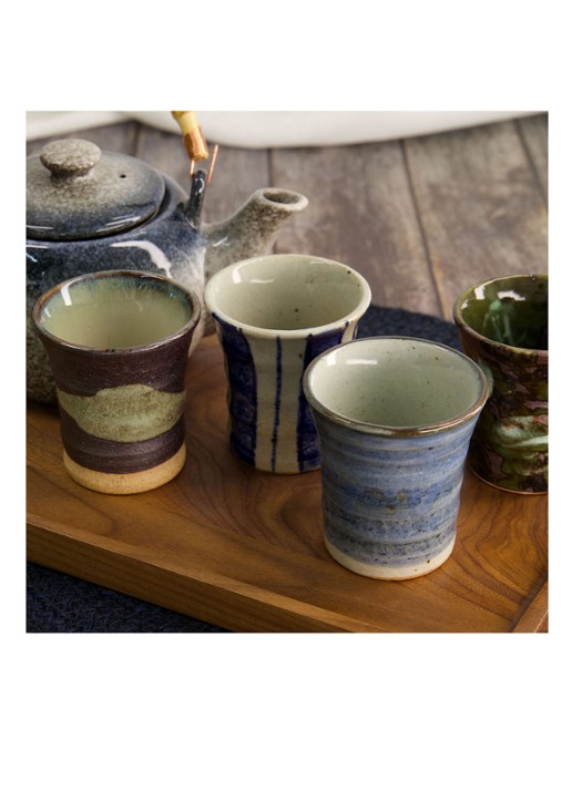 Tokyo Design Studio Craft theekopje 15 cl  - voorkant 2 blauw