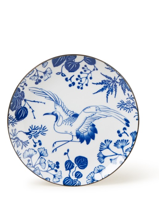Tokyo Design Studio Flora Japonica Crane ontbijtbord 20,5 cm