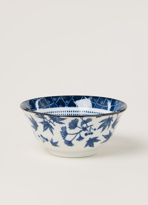 Tokyo Design Studio Flora Japonica Ginkgo kom 15 cm - voorkant 3 wit