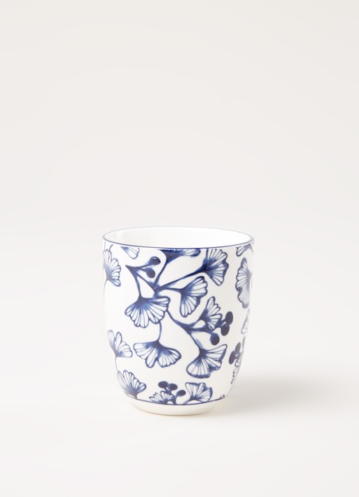 Tokyo Design Studio Flora Japonica Ginkgo kopje 17 cl - voorkant 2 wit