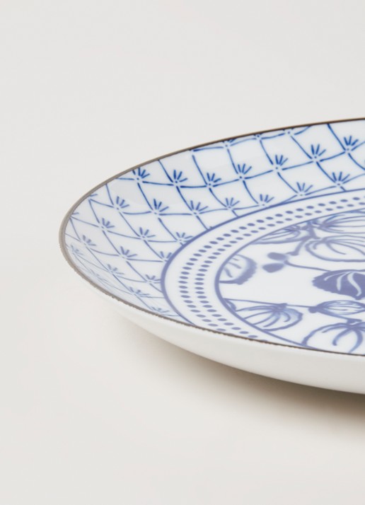 Tokyo Design Studio Flora Japonica Ivy dinerbord 25 cm - detail wit
