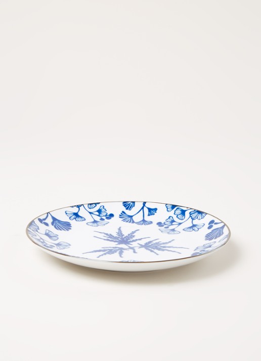 Tokyo Design Studio Flora Japonica Maple ontbijtbord 20,5 cm - detail 3 donkerblauw