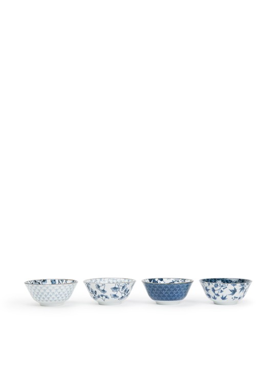Tokyo Design Studio Flora Japonica Tayo kom 15 cm set van 4