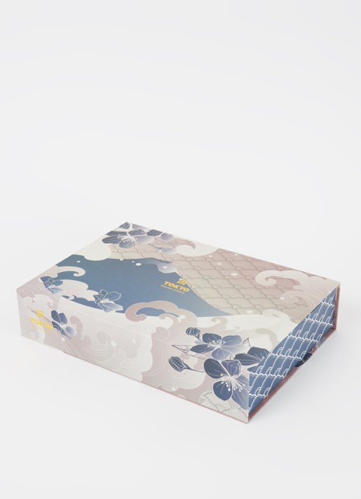 Tokyo Design Studio Glassy sushi serviesset van 8 - detail 2 zalmroze