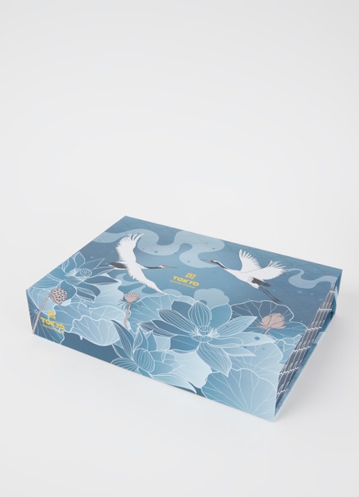 Tokyo Design Studio Glassy sushi serviesset van 8 - detail 2 donkerblauw