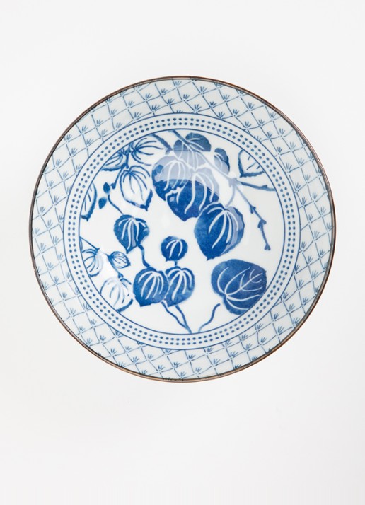 Tokyo Design Studio Ivy kom 20 cm - voorkant 2 donkerblauw