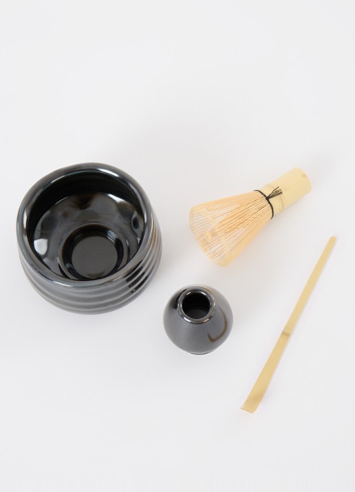 Tokyo Design Studio Matcha serviesset 4-delig - voorkant 2 zwart