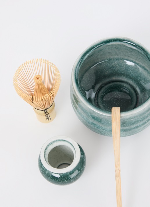 Tokyo Design Studio Matcha serviesset 4-delig - voorkant 2 zeegroen