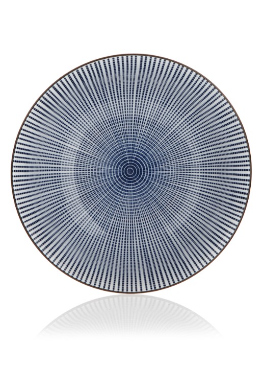 Tokyo Design Studio Sendan Blue Tokusa kom 18,5 cm - detail 2 donkerblauw