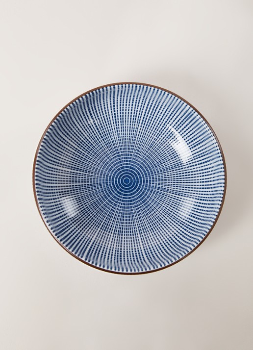 Tokyo Design Studio Sendan kom 14 cm - detail blauw