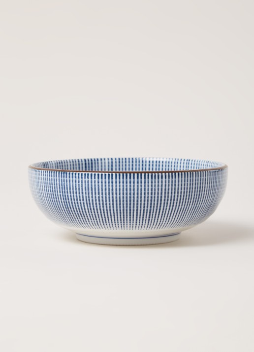 Tokyo Design Studio Sendan kom 14 cm - voorkant 3 blauw