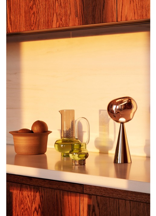 Tom Dixon Melt oplaadbaar LED tafellamp 28,5 cm - achterkant 4 zilver